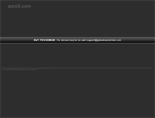 Tablet Screenshot of apisti.com